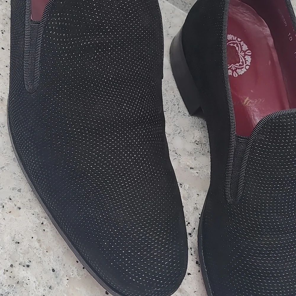 Mezlan Custom Collection Suede Textured Loafers - Picture 3 of 10